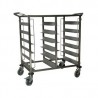 Chariot pour 12 plateaux repas isotherme