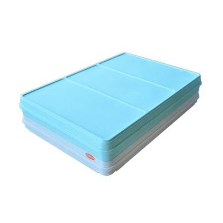 Plateau Repas Isotherme Bleu et Beige Plateau Repas Isotherme Bleu et Beige