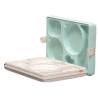 Plateau repas isotherme 5 compartiments bleu avec fermeture